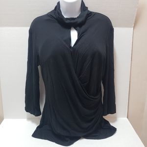 7th Avenue black long sleeve